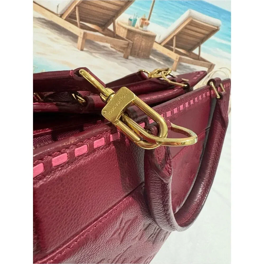 Authentic Louis Vuitton Monogram Empreinte Montaigne MM bag w/ Certificateate